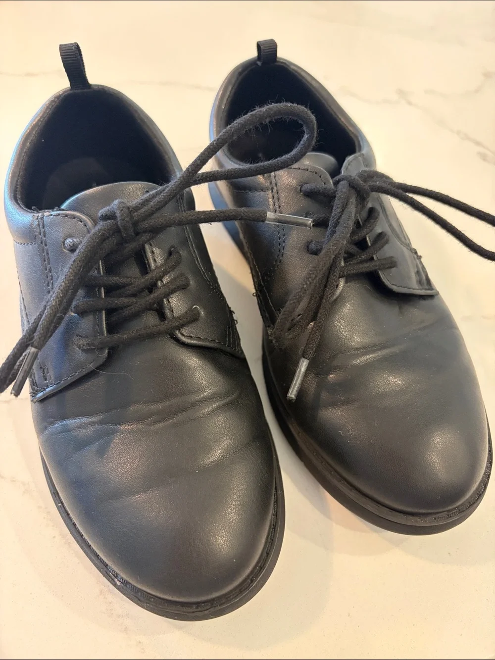 Kids Black Dress Shoes